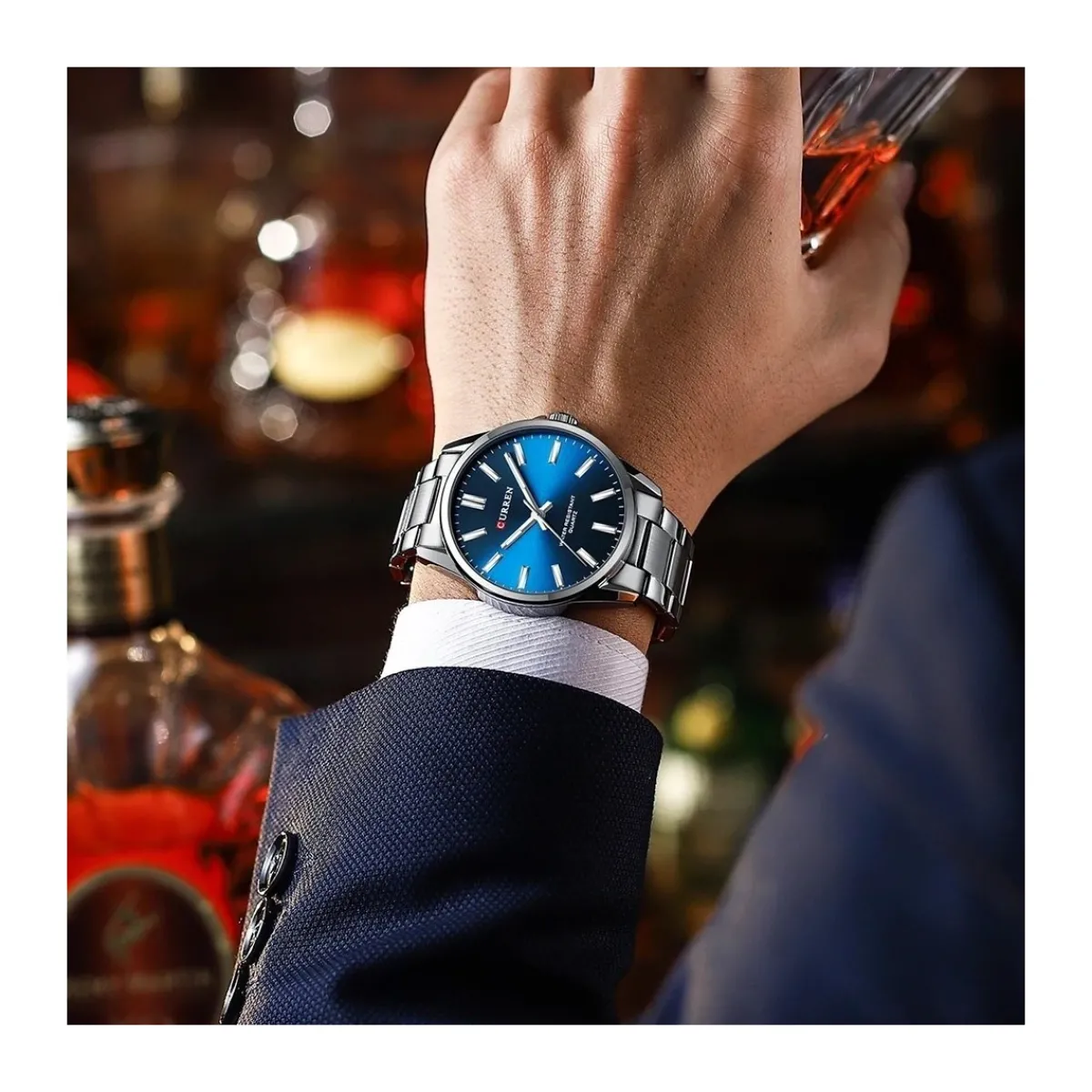 Curren 9090-Homme Montres