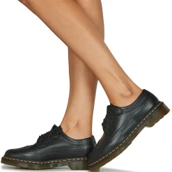 Dr. Martens 3989 BROGUE BLACK SMOOTH-Homme Derbies & Richelieu
