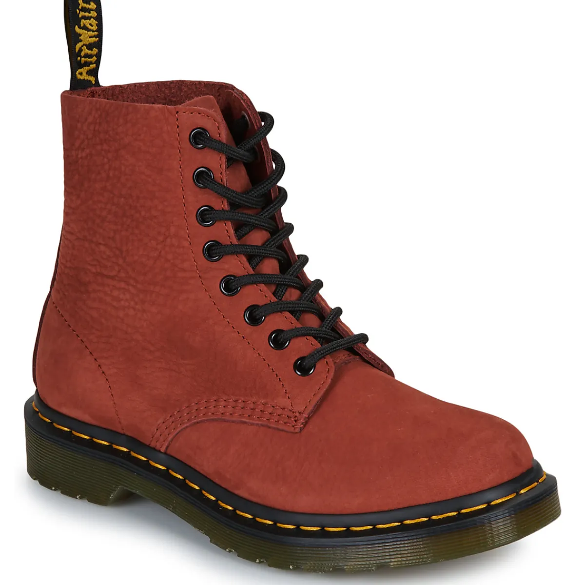 Dr. Martens 1460 Pascal 8 Eye Boot Russet Red Milled Nubuck RB-Homme Bottines / Boots