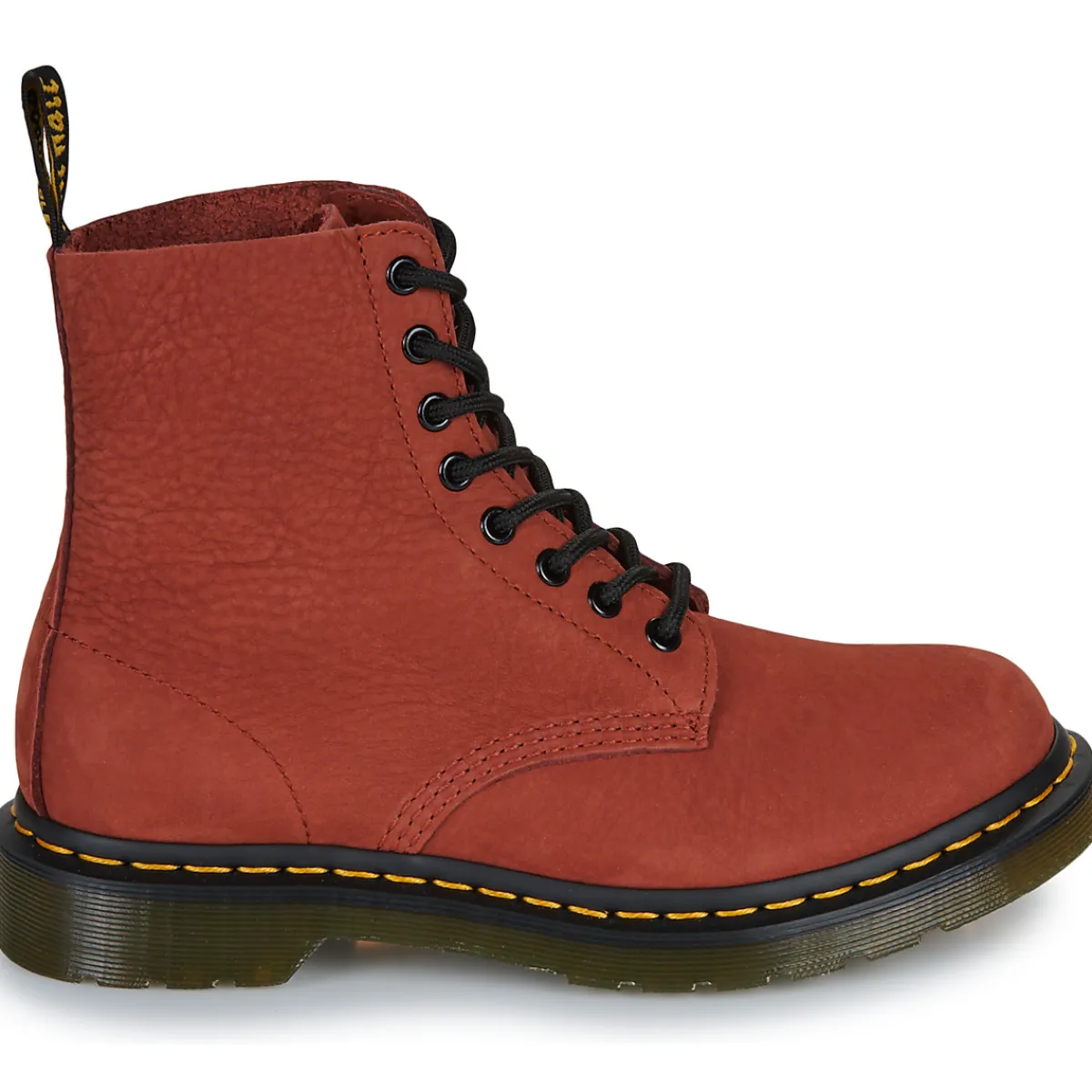 Dr. Martens 1460 Pascal 8 Eye Boot Russet Red Milled Nubuck RB-Homme Bottines / Boots
