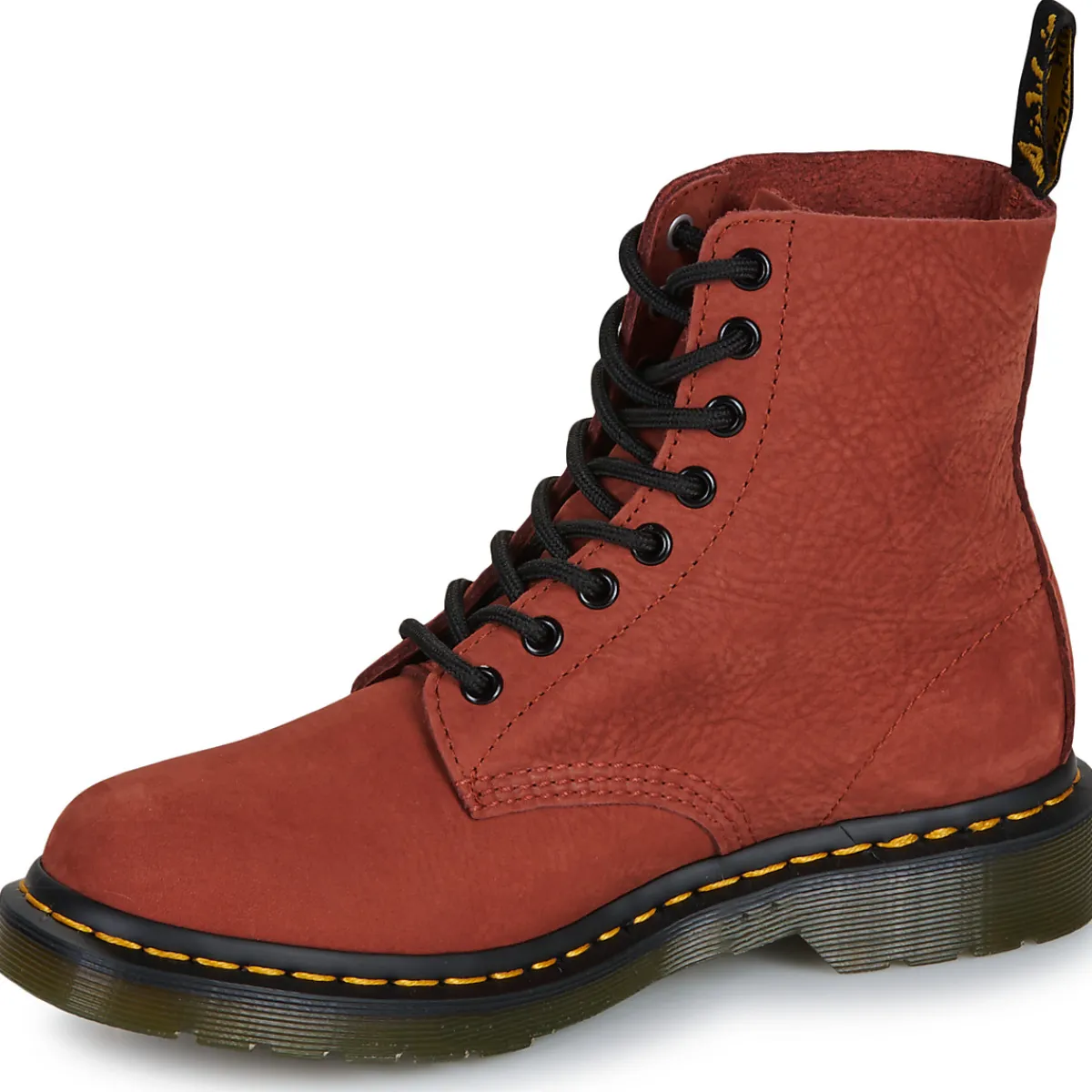 Dr. Martens 1460 Pascal 8 Eye Boot Russet Red Milled Nubuck RB-Homme Bottines / Boots