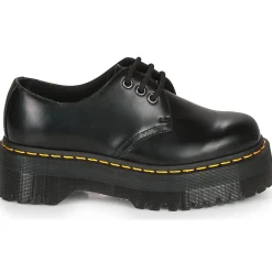 Dr. Martens 1461 QUAD BLACK POLISHED SMOOTH-Homme Derbies & Richelieu