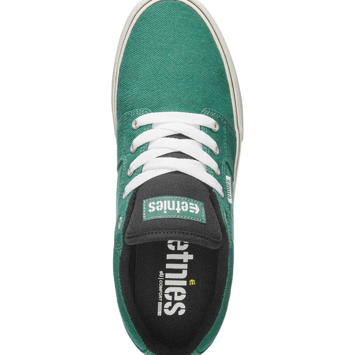 Etnies BARGE LS GREEN BLACK WHITE-Homme Skate