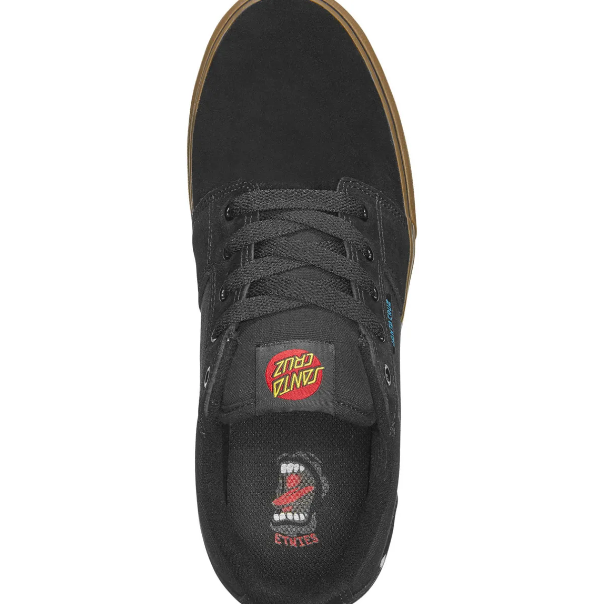 Etnies BARGE LS X SANTA CRUZ BLACK GUM-Homme Skate