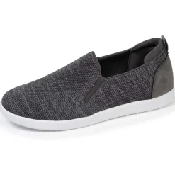 Isotoner Baskets Homme slip-on Gris-Homme Slip Ons