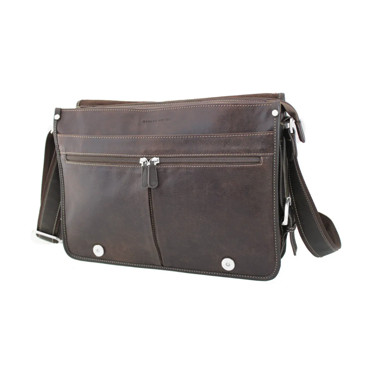 Gerard Henon Besace Sahara En Cuir GH 8152-Homme Besaces / Sacs Bandoulière