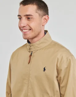 Polo Ralph Lauren BLOUSON ZIPPE EN SERGE DE COTON AVEC DOUBLURE TARTAN-Homme Vestes|Vestes