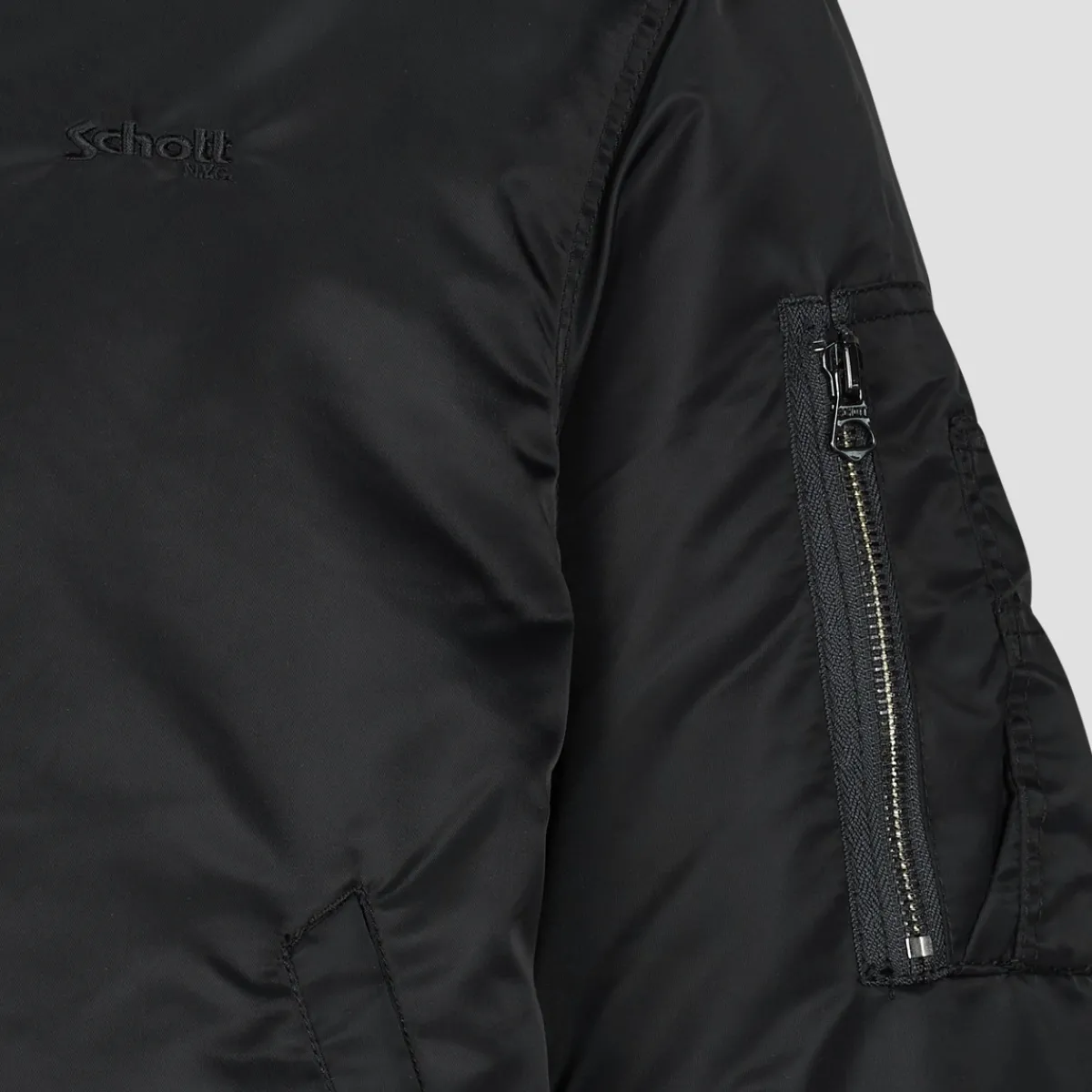 Schott Blousons AIRFORCE-90-RS-BLACK-Homme Vestes