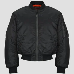 Schott Blousons AIRFORCE-90-RS-BLACK-Homme Vestes