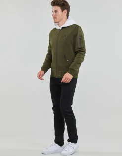 Polo Ralph Lauren BOMBER EN JERSEY-Homme Sweats & Polaires