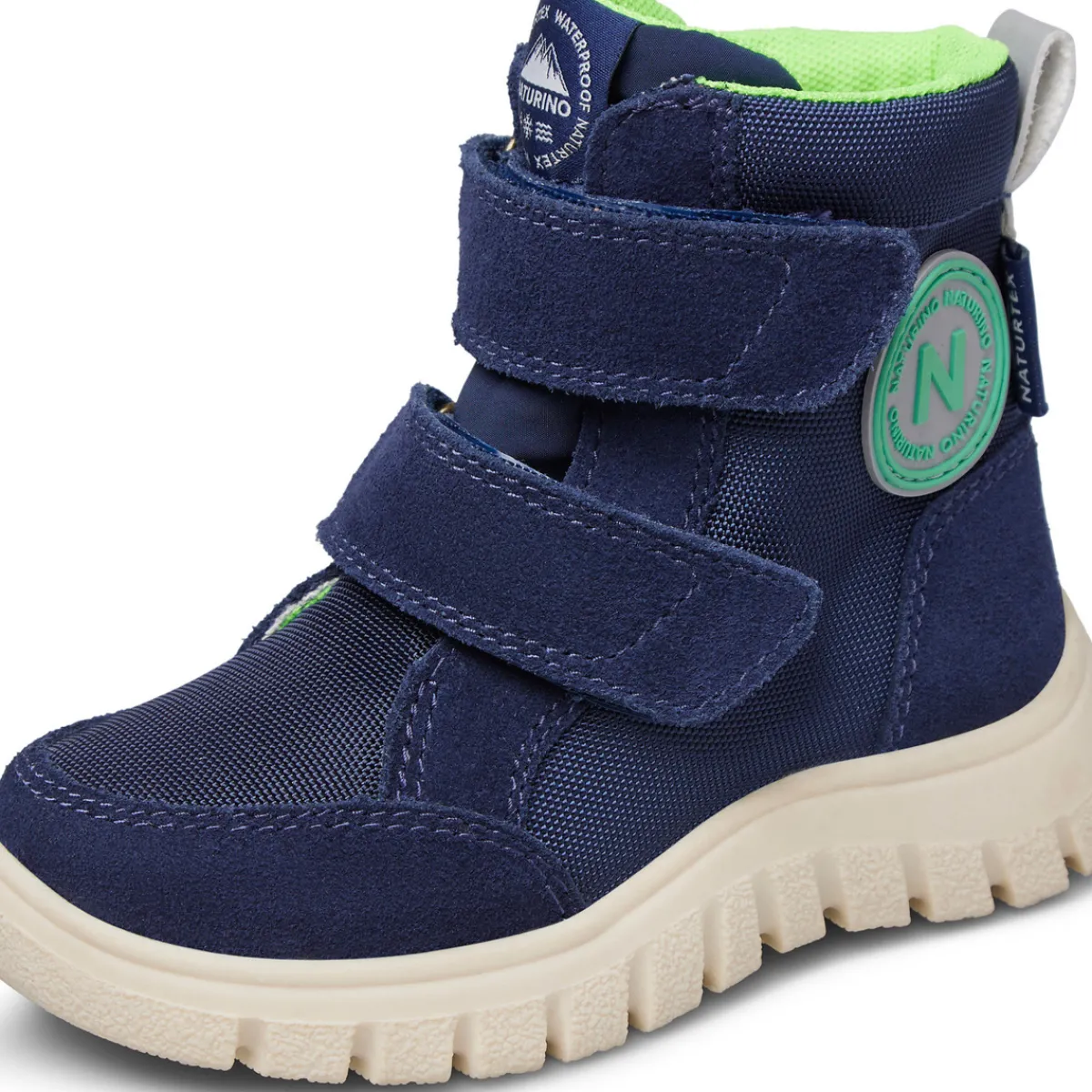 Naturino Bottes en suède et tissu technique GEMINAE 3 VL WP.-Homme Bottes