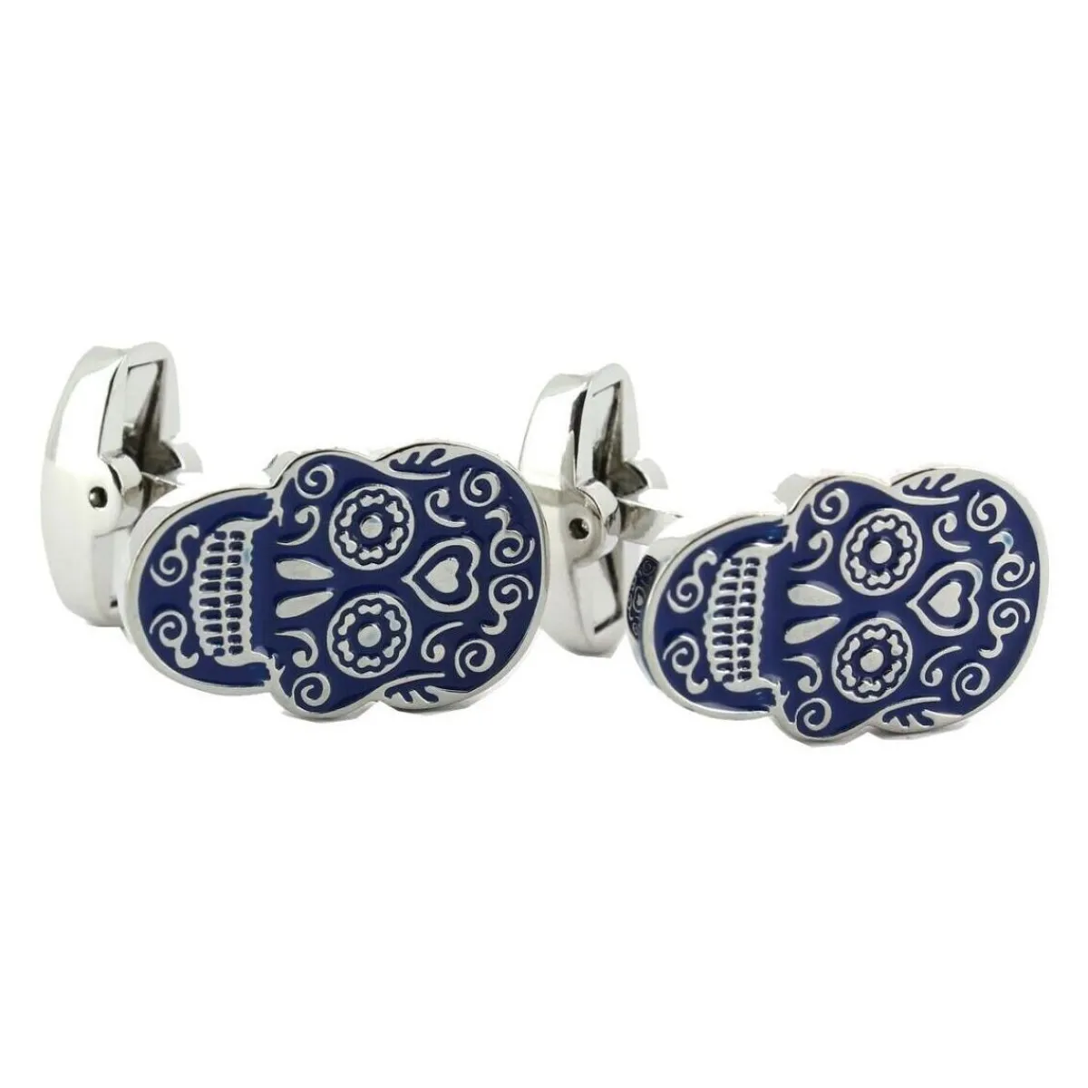Tony & Paul Boutons de manchette Calavera Mexico Multicolore-Homme Bijoux