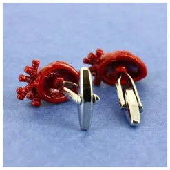 Tony & Paul Boutons de manchette Coeur de cardiologue-Homme Bijoux