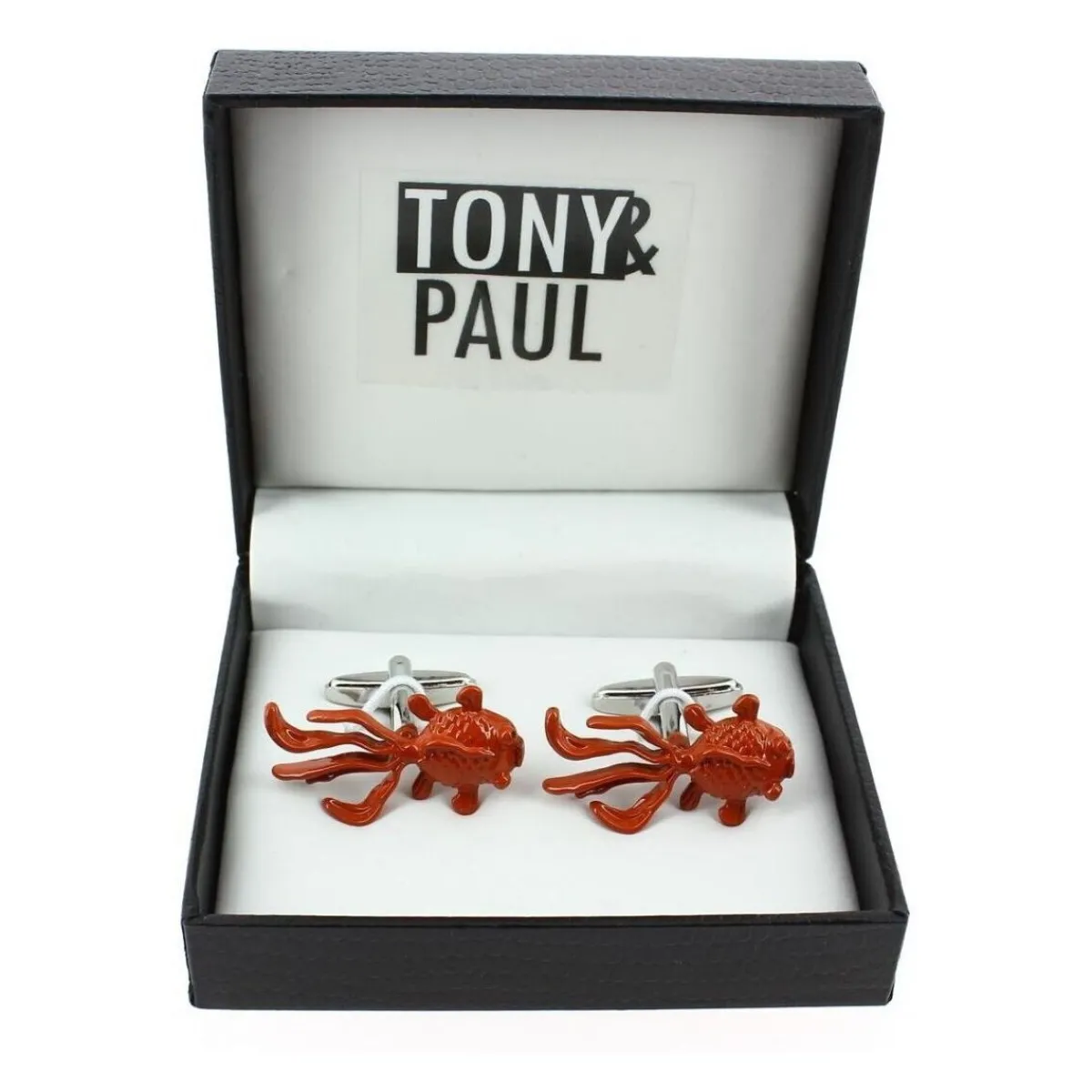 Tony & Paul Boutons de manchette poisson-Homme Bijoux