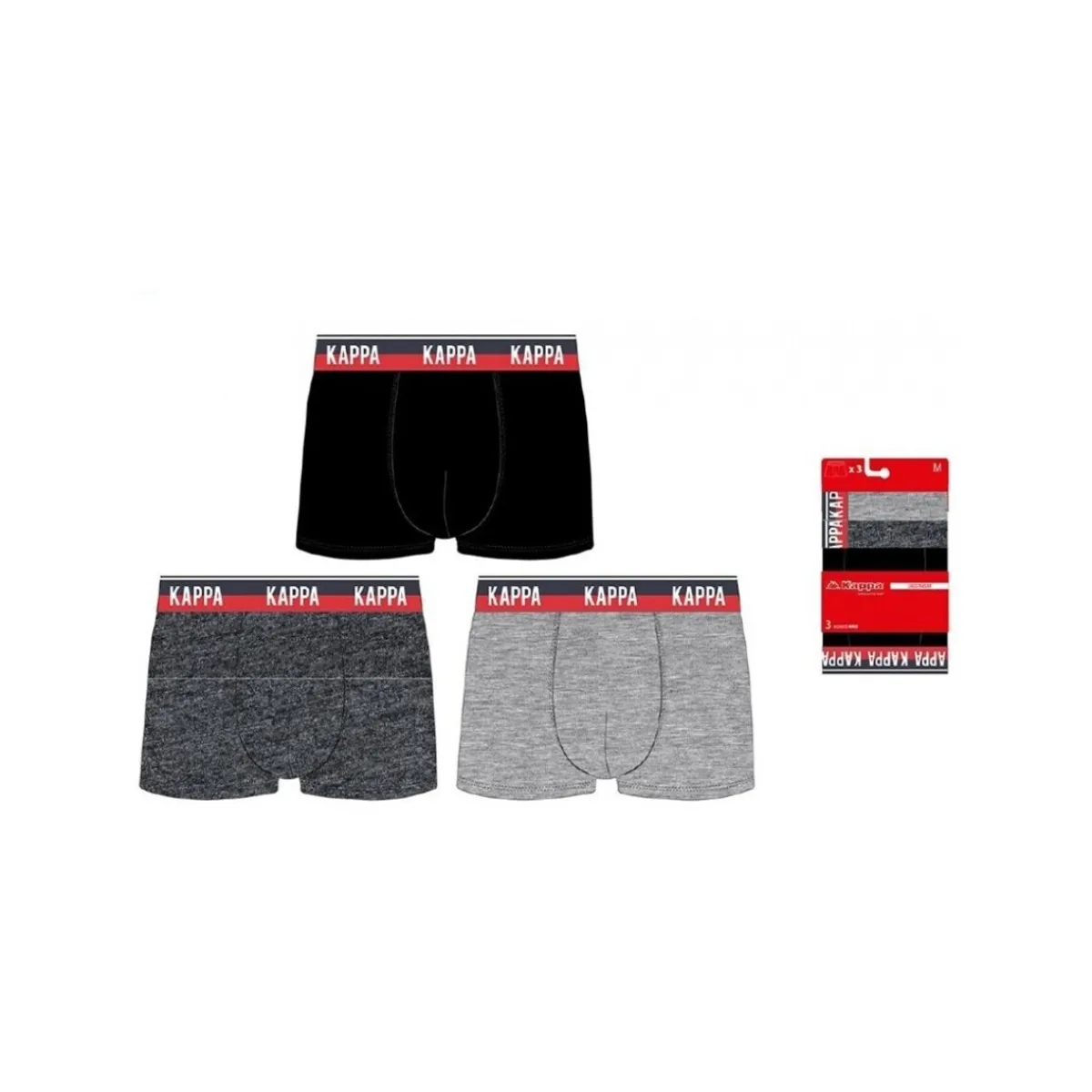Kappa Boxer homme Pack de 6 Boxers 0990-Homme Boxers