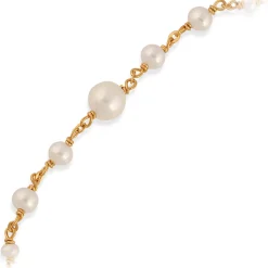 Orusbijoux Bracelet Argent Cascade De Perle Blanche-Homme Bijoux