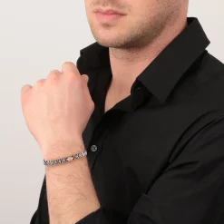 Maserati Bracelet en acier-Homme Bijoux