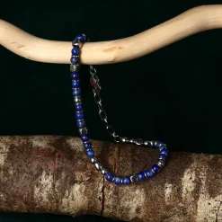 Sector Bracelet en acier et lasurite-Homme Bijoux