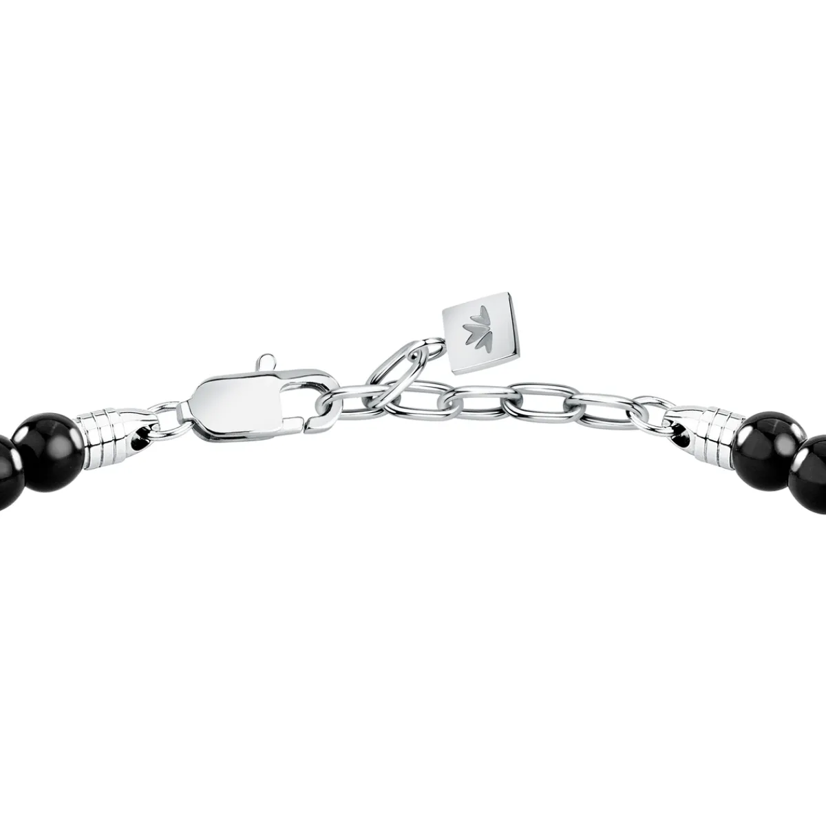 Morellato Bracelet en acier et onyx-Homme Bijoux