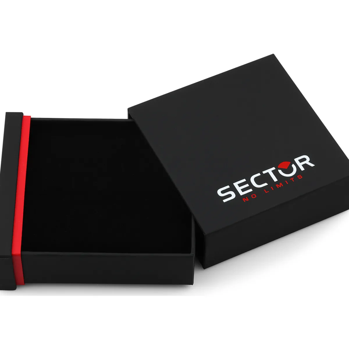 Sector Bracelet en acier et onyx-Homme Bijoux