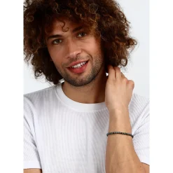 Sector Bracelet en acier et turquoise-Homme Bijoux