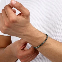 Sector Bracelet en acier et turquoise-Homme Bijoux