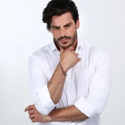 Maserati Bracelet en acier et zircon-Homme Bijoux