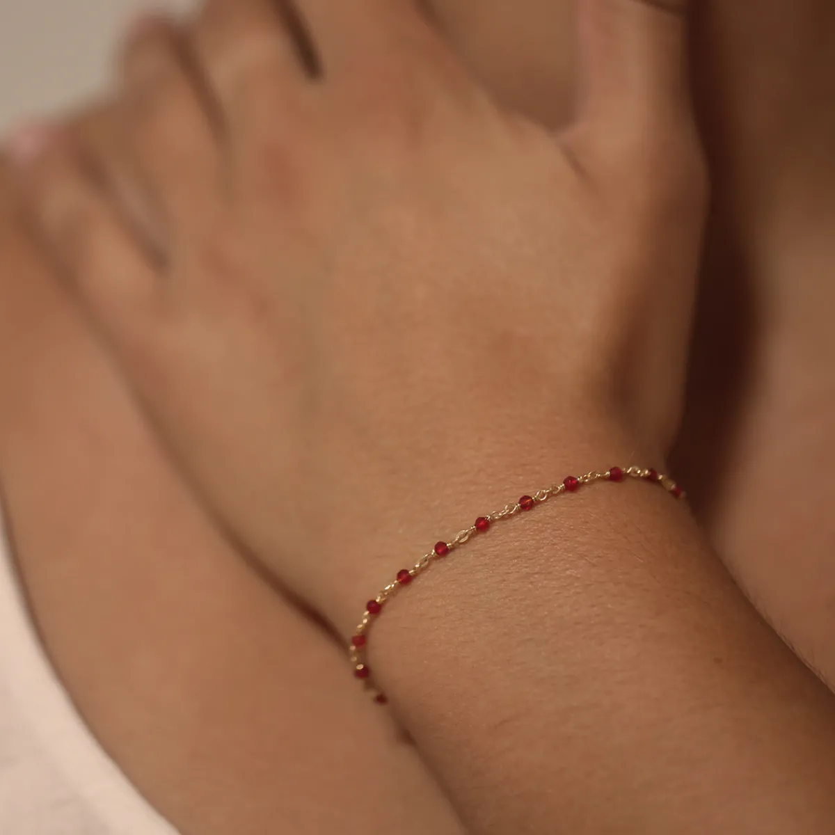 Orusbijoux Bracelet En Argent Pierres Tourmaline-Homme Bijoux