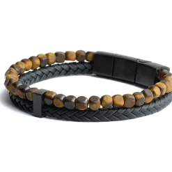 Gemini Bracelet Double Tiger M-L-Homme Bijoux