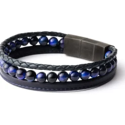 Gemini Bracelet Trilpe Blue M-L-Homme Bijoux