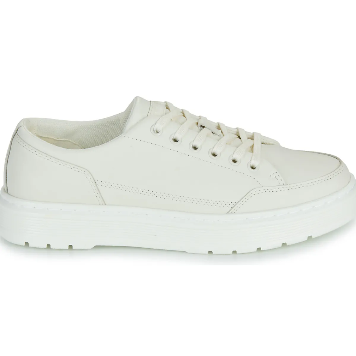 Dr. Martens Brookline 6 Eye 6 Eye Shoe Off White Classic Nappa-Homme Baskets Mode