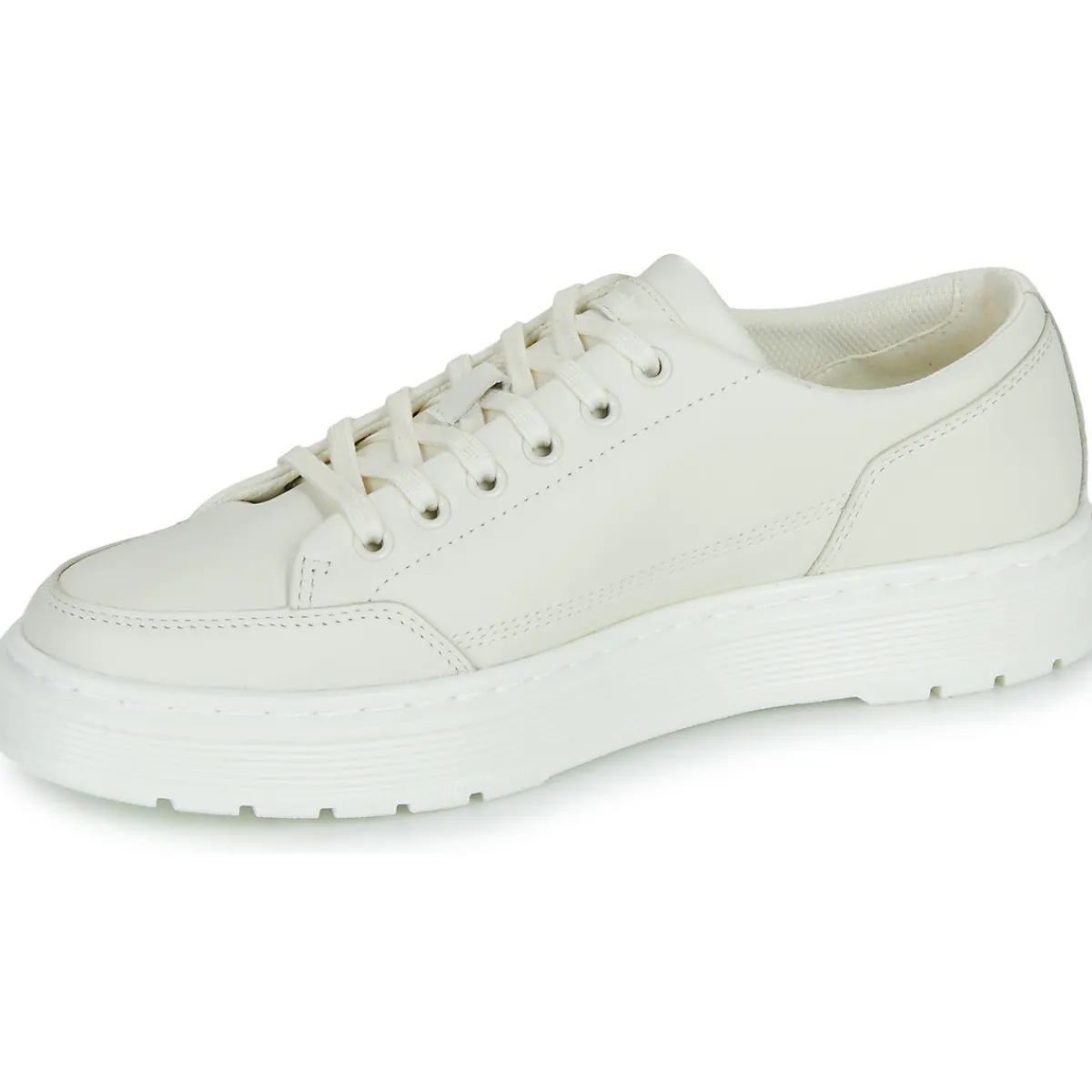 Dr. Martens Brookline 6 Eye 6 Eye Shoe Off White Classic Nappa-Homme Baskets Mode