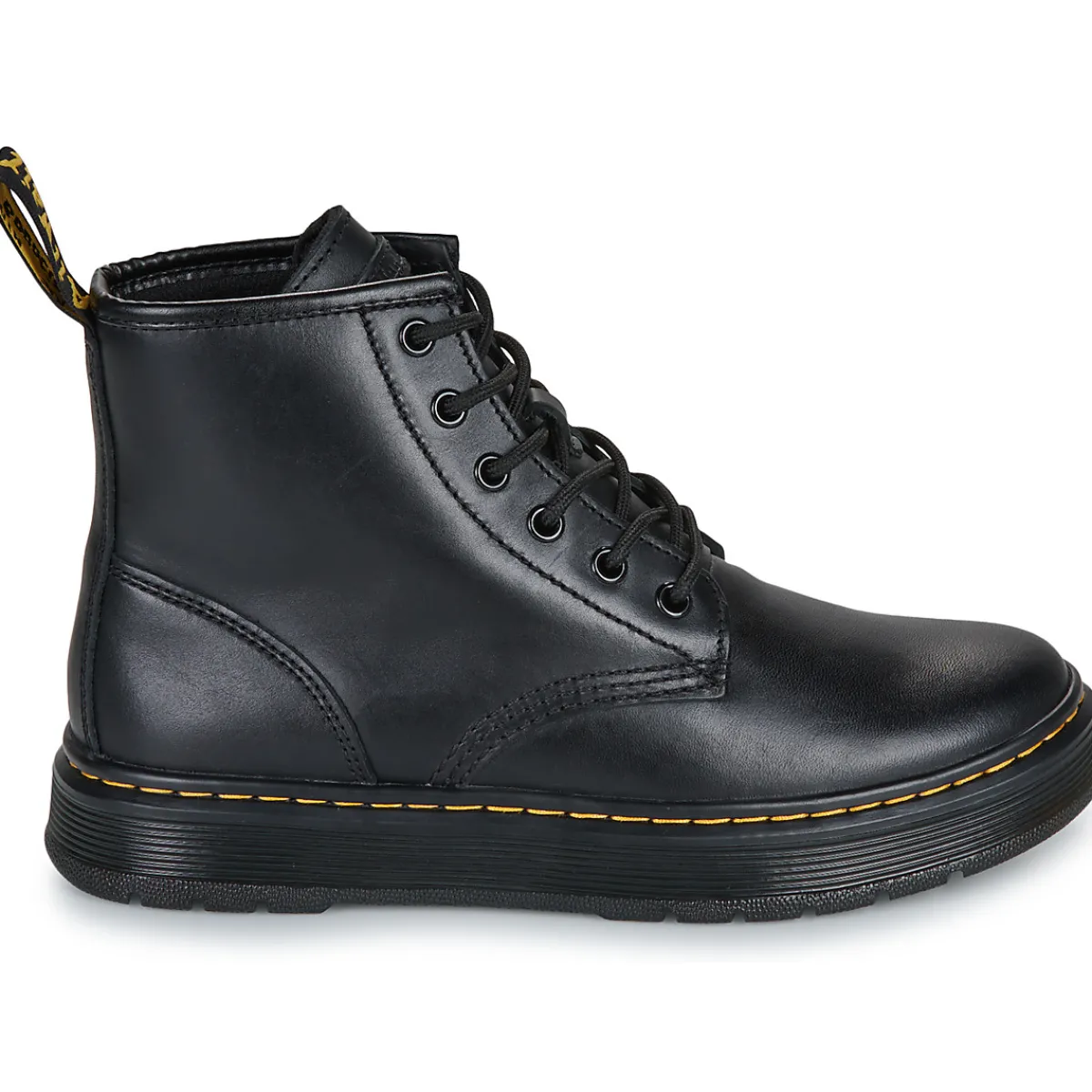 Dr. Martens Brookline Chukka 6 Eye Boot Black Lusso-Homme Bottines / Boots