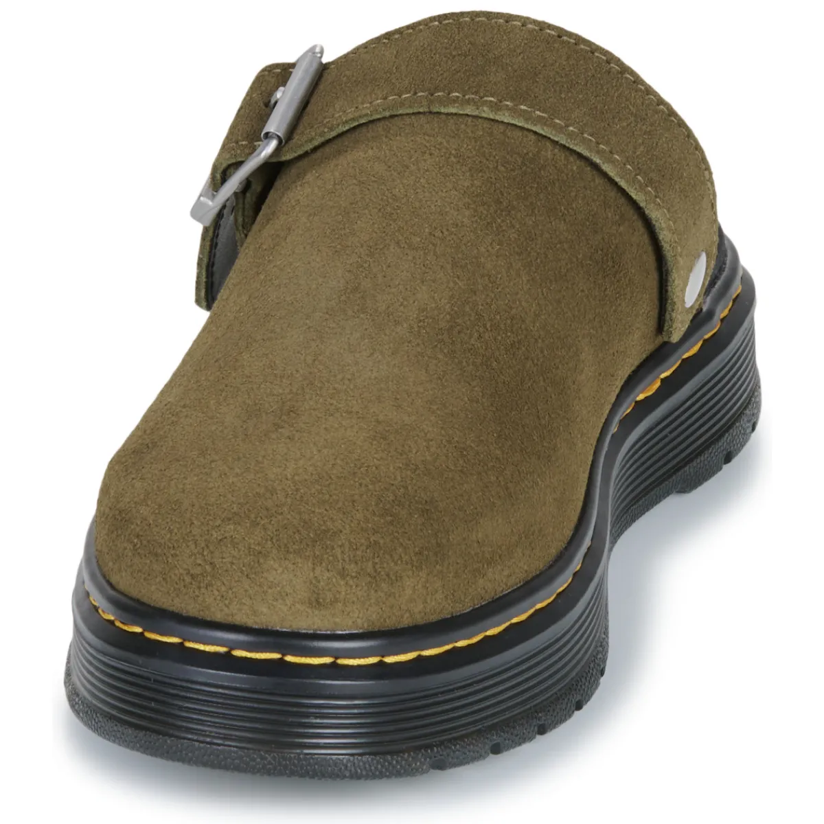 Dr. Martens Brookline Mule DMs Olive Bronx Suede-Homme Mules / Sabots