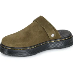 Dr. Martens Brookline Mule DMs Olive Bronx Suede-Homme Mules / Sabots