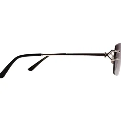Xlab Burano Lunettes de soleil, Argent/Fumée, 59 mm-Homme Lunettes De Soleil