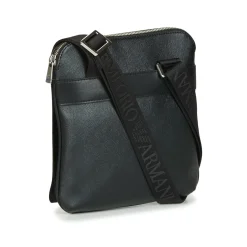 Emporio Armani BUSINESS FLAT MESSENGER BAG-Homme Pochettes / Sacoches