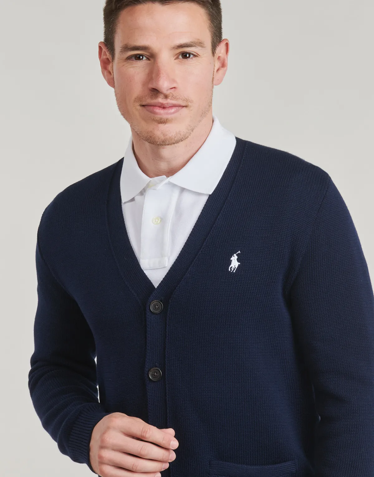 Polo Ralph Lauren CARDIGAN EN COTON-Homme Pulls & Gilets