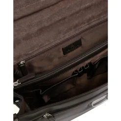 Hexagona Cartable en cuir Ref 54444 38*28*14-Homme Sacs De Voyage