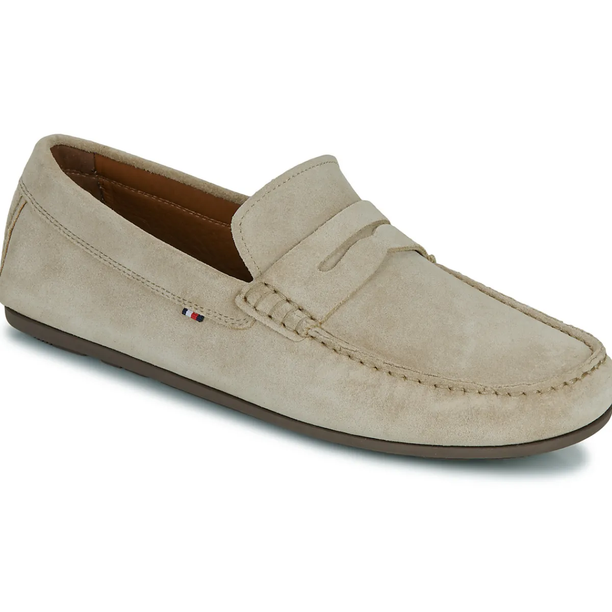 Tommy Hilfiger CASUAL HILFIGER SUEDE DRIVER-Homme Mocassins & Chaussures Bateau