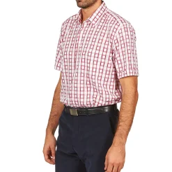 Pierre Cardin CH MC CARREAU GRAPHIQUE-Homme Chemises