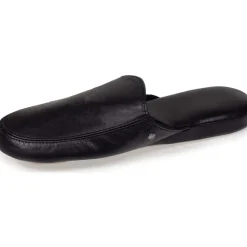 Isotoner Chausson mules cuir Homme-Homme Pantoufles / Chaussons