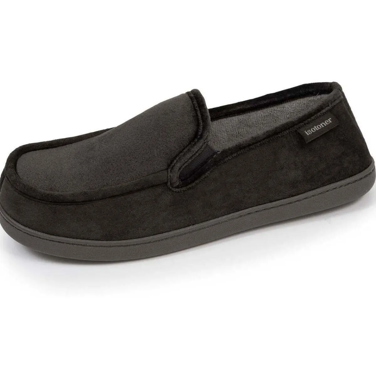 Isotoner Chaussons mocassins Homme /Beige-Homme Pantoufles / Chaussons