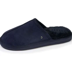 Isotoner Chaussons mules Homme Cuir fourrées-Homme Pantoufles / Chaussons