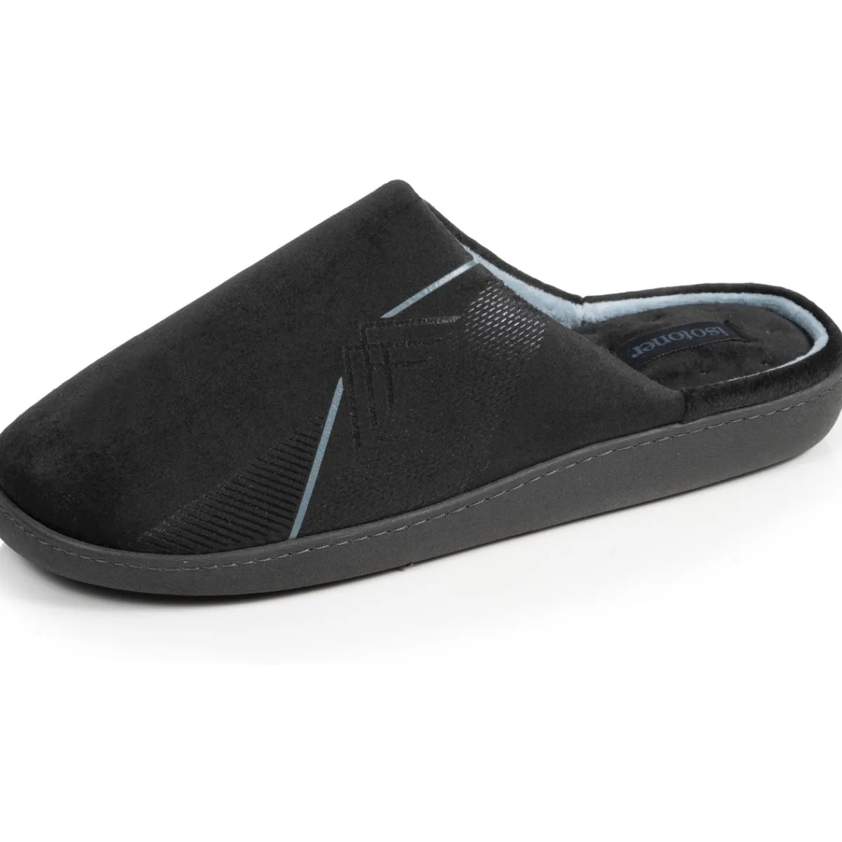 Isotoner Chaussons mules Homme diamant-Homme Pantoufles / Chaussons