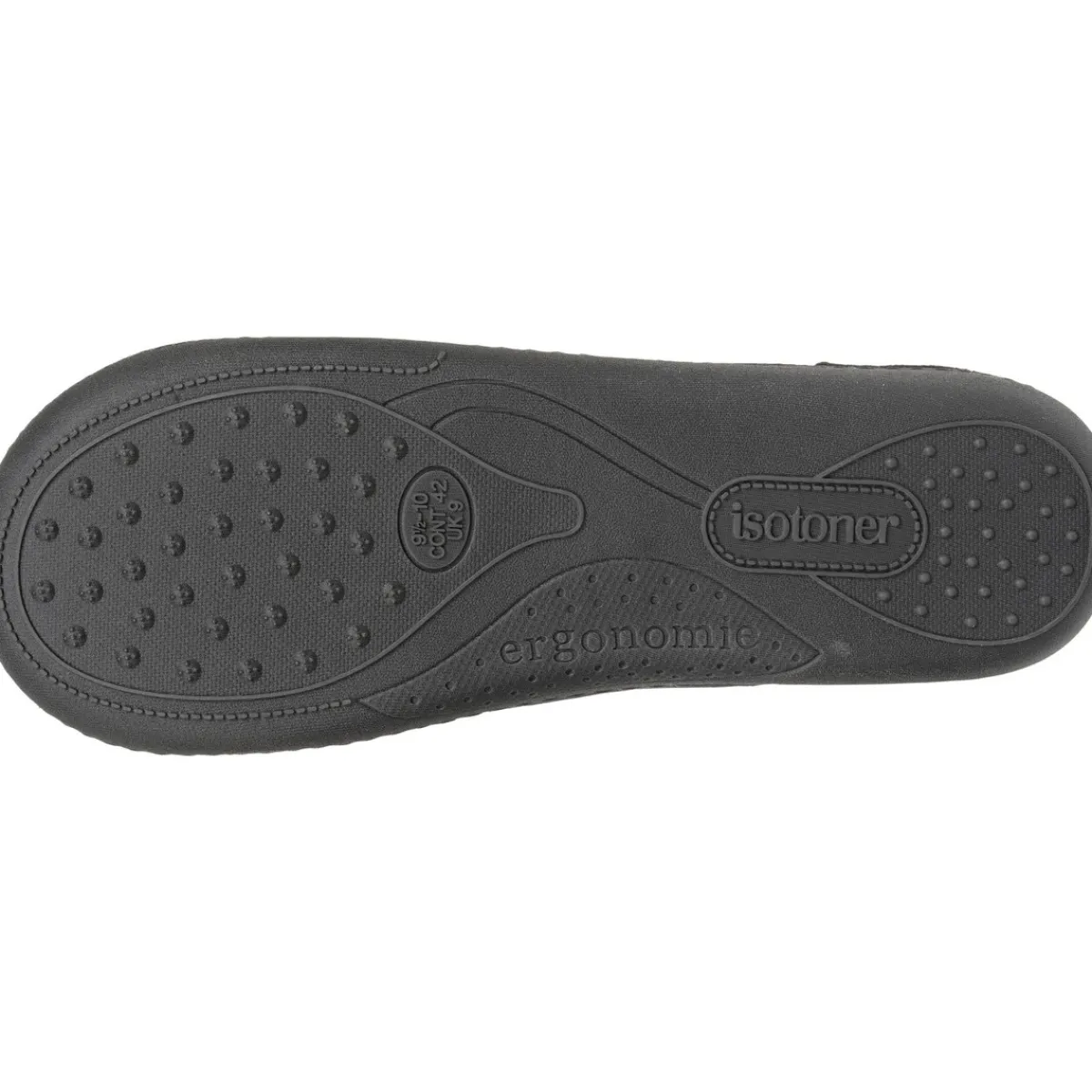 Isotoner Chaussons mules Homme diamant-Homme Pantoufles / Chaussons