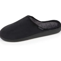 Isotoner Chaussons mules Homme imprimé-Homme Pantoufles / Chaussons