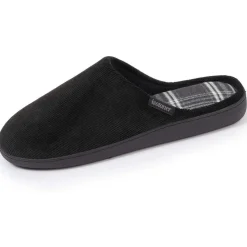 Isotoner Chaussons mules Homme tartan-Homme Pantoufles / Chaussons