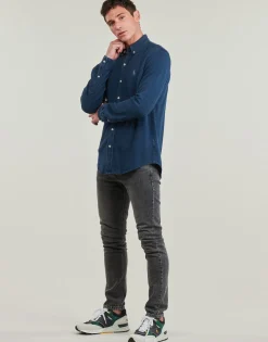 Polo Ralph Lauren CHEMISE AJUSTEE COL BOUTONNE EN POLO FEATHERWEIGHT-Homme Chemises