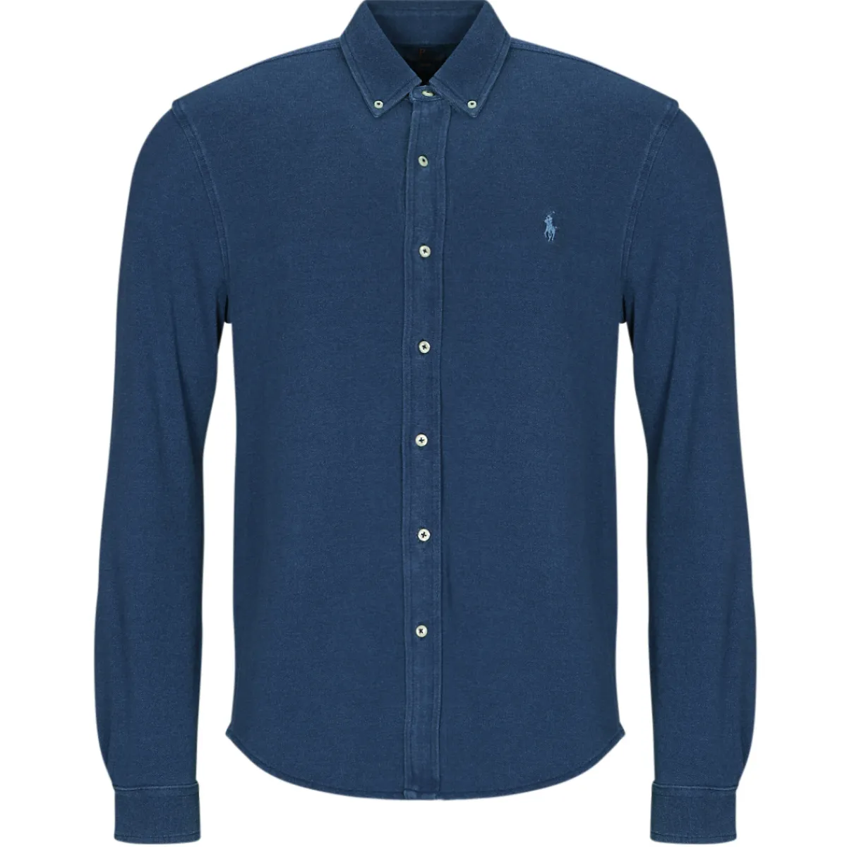 Polo Ralph Lauren CHEMISE AJUSTEE COL BOUTONNE EN POLO FEATHERWEIGHT-Homme Chemises